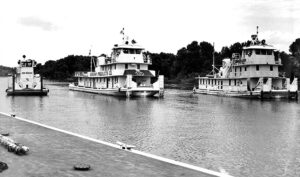 Barges: MV Alice Ingram, MV Arthur J Dyer, MV Nelson M Broadfoot