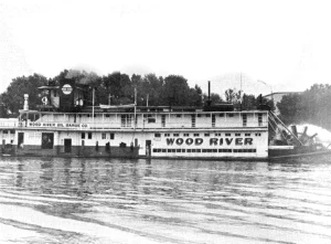 Wood River Oil Barge sternwheeler